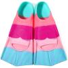 Azuunye Kids Swim Fins, Short Blade Non-Slip Heel Pool Training Flippers for Youth Lightweight Design Small view 1