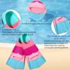 Azuunye Kids Swim Fins, Short Blade Non-Slip Heel Pool Training Flippers for Youth Lightweight Design Small view 4