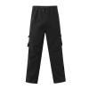 Ymosrh Sweatpants for Men, Mens Lightweight Hiking Pants Clothes Men Cargo Athletic Pants Men's Overalls Drawstring Multi Pocket Casual Pants Cotton Twill Loose Fit with Pockets (M, Black) view 2