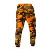 Ymosrh Mens Sweatpants, Lightweight Sweatpants Men Cargo for Sweatpants Men's Patchwork Camouflage Jogging Pants Outdoor Sports Fitness S Joggers Tall Fleece Sweatpants Cool Joggers Grey (L, Orange) view 4