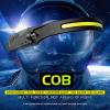 OUKENS LED Induction Headlamp, 10W 270 Illumination Motion Headlamp, Portable Headlamp IPX4 Level Waterproof USB Rechargeable for Night Running Fishing view 2