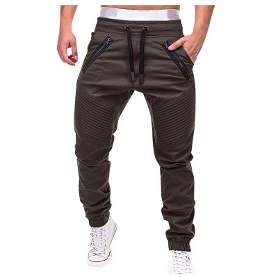 Ymosrh Mens Joggers with Pockets, Lightweight Joggers MenS Cool Sweatpants for Men Joggers Fashion Men's Sport Color Bandage Casual Loose Sweatpants Drawstring Pant Joggers Pockets (M, Dark Gray)