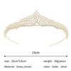 Cubic Zirconia Bridal Crowns for Women Small CZ Prom Party Wedding Tiaras Girls Headwear Crystal Princess Headpiece Silver Gold Hair Jewelry for Quinceanera Pageant Costume Birthday Gift (Silver) view 2