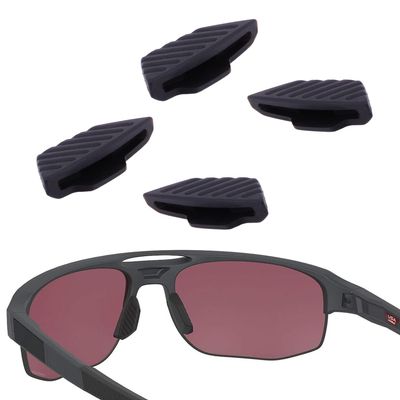 2 Pairs Replacement Nose Piece Nose Pads for Oakley Mercenary OO9424 Sunglasses Eyeglasses Frame, Black Standard Size