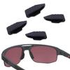 2 Pairs Replacement Nose Piece Nose Pads for Oakley Mercenary OO9424 Sunglasses Eyeglasses Frame, Black Standard Size view 1