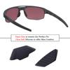 2 Pairs Replacement Nose Piece Nose Pads for Oakley Mercenary OO9424 Sunglasses Eyeglasses Frame, Black Standard Size view 2