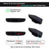 2 Pairs Replacement Nose Piece Nose Pads for Oakley Mercenary OO9424 Sunglasses Eyeglasses Frame, Black Standard Size view 4