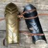 Illumine Greaves/Leg Protection/Medieval Leg Greaves/Battle Worn Costume view 3
