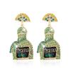 Champagne Earrings for Women Champagne Bottle Margarita Tequila Earrings Rhinestone Crystal Wine Dangle Earring Holiday Party Celebration Outfit Accessories Jewelry Gifty view 1