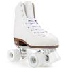 Besketo Classic High-top Roller Skates, PU Leather, Four-Wheel, Indoor/Outdoor, Beginner view 1