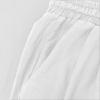 Muscularfit Quick Dry Pants Men Sweatpants Casual Drwastring Elastic Waist Loose Wide Leg Baggy Pants Spring Solid Beach Feed Breathable Pant White M view 4