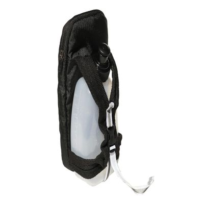 54D Running Handheld Quick Squeeze. No-Grip Adjustable Hand Strap. 12oz - 250ml / Insulated White Hydration Water Bottle.