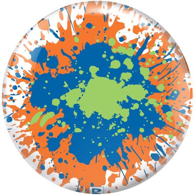 Brunswick Viz-a-Ball Bowling Ball (14lbs, Paint Splatter)