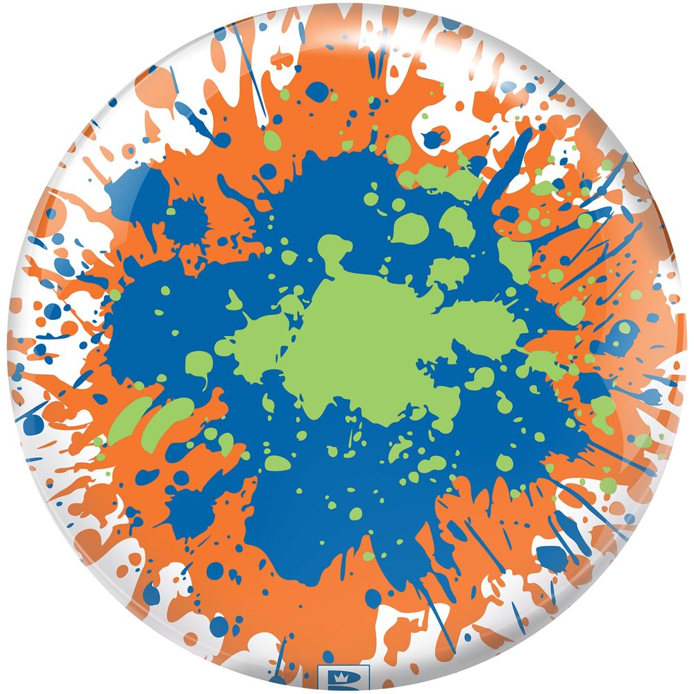 Brunswick Viz-a-Ball Bowling Ball (15lbs, Paint Splatter)