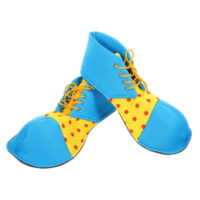 JOINPAYA 1 Pair Halloween Clown Costume Shoes: 14.17 X 7.08 X 4.72 Inches Supplies Halloween Clown Shoes Blue Sandles Adult Baby Costume Toddler Clothing Supplies Cosplay Scary Universal