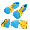 JOINPAYA 1 Pair Halloween Clown Costume Shoes: 14.17 X 7.08 X 4.72 Inches Supplies Halloween Clown Shoes Blue Sandles Adult Baby Costume Toddler Clothing Supplies Cosplay Scary Universal view 3