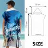 LOMTRATS Quick Dry Surf Poncho Changing Towel Robe Hoodie for Men Women,Swimming Beach Surfing Diving Home Hot Springs BathingAdult-M view 3