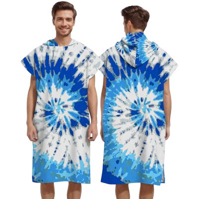LOMTRATS Quick Dry Surf Poncho Changing Towel Robe Hoodie for Men Women,Swimming Beach Surfing Diving Home Hot Springs BathingAdult-M