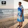 LOMTRATS Quick Dry Surf Poncho Changing Towel Robe Hoodie for Men Women,Swimming Beach Surfing Diving Home Hot Springs BathingAdult-M view 2