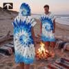 LOMTRATS Quick Dry Surf Poncho Changing Towel Robe Hoodie for Men Women,Swimming Beach Surfing Diving Home Hot Springs BathingAdult-M view 3