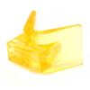Shoreline Boat Bow Stop SL52322 | 3x3 3/4 Inch Poly Clear Yellow view 2