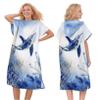 LOMTRATS Quick Dry Surf Poncho Changing Towel Robe Hoodie for Men Women,Swimming Beach Surfing Diving Home Hot Springs BathingAdult-M view 1