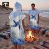 LOMTRATS Quick Dry Surf Poncho Changing Towel Robe Hoodie for Men Women,Swimming Beach Surfing Diving Home Hot Springs BathingAdult-M view 4