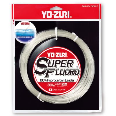Yo-Zuri YZ-SF-300LB-NCL-30YD: Superfluoro 30Yd 300Lb, Natural Clear