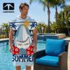 LOMTRATS Quick Dry Surf Poncho Changing Towel Robe Hoodie for Men Women,Swimming Beach Surfing Diving Home Hot Springs BathingAdult-M view 3