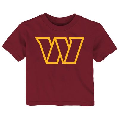 Outerstuff Infant Burgundy Washington Commanders Primary Logo T-Shirt
