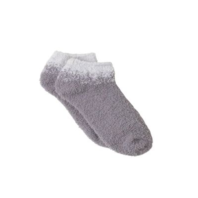 Barefoot Dreams CozyChic Women's Aspen Ankle Socks, Beach Rock-Almond, One Size