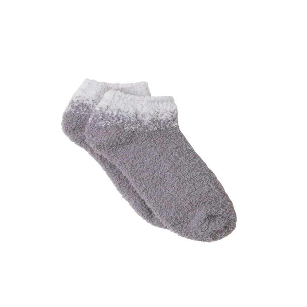 Barefoot Dreams CozyChic Women's Aspen Ankle Socks, Beach Rock-Almond, One Size