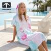 LOMTRATS Quick Dry Surf Poncho Changing Towel Robe Hoodie for Men Women,Swimming Beach Surfing Diving Home Hot Springs BathingAdult-M view 2