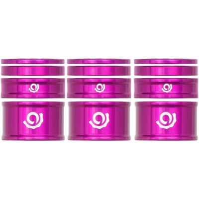 Industry Nine Headset Spacer Kit 3-Pack 5mm (Headset Spacer Kit 3-Pack 5mm Purple)