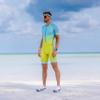 Synergy Triathlon Tri Suit - Men's Elite Short Sleeve Trisuit Cycling Skinsuit (Salt/Pepper, XX-Large) view 2
