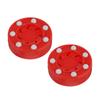 INOOMP 2pcs Roller Hockey Pucks for Street and Outdoor Training Lightweight High Hardness Design for Practicing Roller Hockey Skills