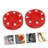 INOOMP 2pcs Roller Hockey Pucks for Street and Outdoor Training Lightweight High Hardness Design for Practicing Roller Hockey Skills view 4