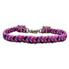Showman Braided Pink & Purple Nylon Wither Strap view 1
