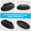 BESPORTBLE 2pcs Front Wheel Pad Bike Riser Blocks Stabilize Bike Support for Indoor Cycling view 2