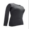 Natural Uniforms Women's Under Scrub Tee Crew Neck Long Sleeve T-Shirt-3-Pack (Small, 3 Pack BLK/WHT/CHL) view 4