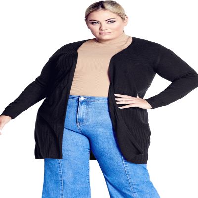 Avenue Meadow Mews Cardigan Black