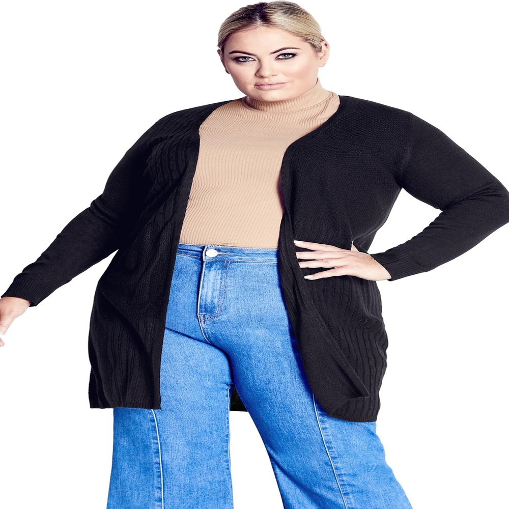 Avenue Meadow Mews Cardigan Black
