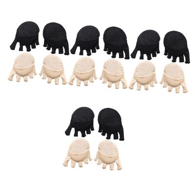 Healifty 8pairs Toe Corrector for Women Washable Forefoot Pads Reusable Half Socks Outdoor Foot Supply