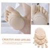 Healifty 8pairs Toe Corrector for Women Washable Forefoot Pads Reusable Half Socks Outdoor Foot Supply view 4