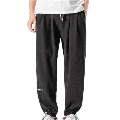 Mens Sweatpants Joggers Baggy Sweatpants for Men 2023 Casual Loose Drawstring Solid Baggy Pants Outdoor Fashion Beam Feet Sweatpants Black 3X
