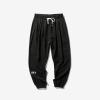 Mens Sweatpants Joggers Baggy Sweatpants for Men 2023 Casual Loose Drawstring Solid Baggy Pants Outdoor Fashion Beam Feet Sweatpants Black 3X view 4