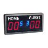 Portable Tabletop Score Keeper with Buzzer, 6-Digital Scoreboard with Remote Control, 6 Levels Brightness Adjustment and Two Supply Modes, Ultr A-Long Standby and Easy to Operate, for Multisports view 1
