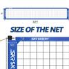 SKEERY Outdoor Heavy Duty Volleyball Net Set, Anti-Sag Design, Adjustable Aluminum Poles, Portable Volleyball Net for Backyard,Grass and Beach(Blue) view 2