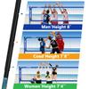 SKEERY Outdoor Heavy Duty Volleyball Net Set, Anti-Sag Design, Adjustable Aluminum Poles, Portable Volleyball Net for Backyard,Grass and Beach(Blue) view 4