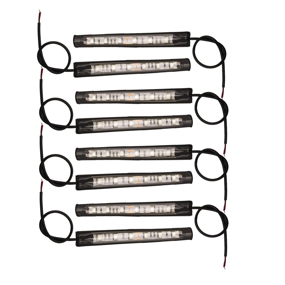 12V Boat Navigation Lights Red and Green, Ultra Bright for Boat Inside or Bow Deck, LED Strips for Night Fishing, Stick on Wiring Boat Running Lights for Pontoon Bass Boat Airboat Storage Lockers